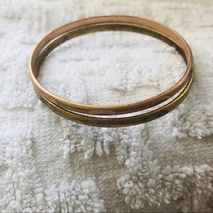 ROSE GOLD & BRASS BANGLES